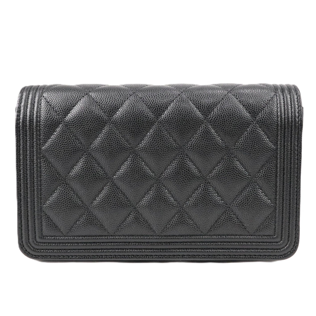 CHANEL AP1117 BOY CHANEL WALLET ON CHAIN