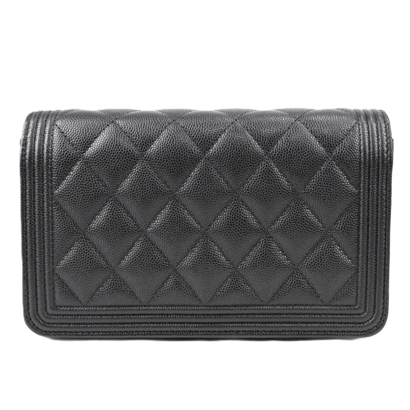 CHANEL AP1117 BOY CHANEL WALLET ON CHAIN