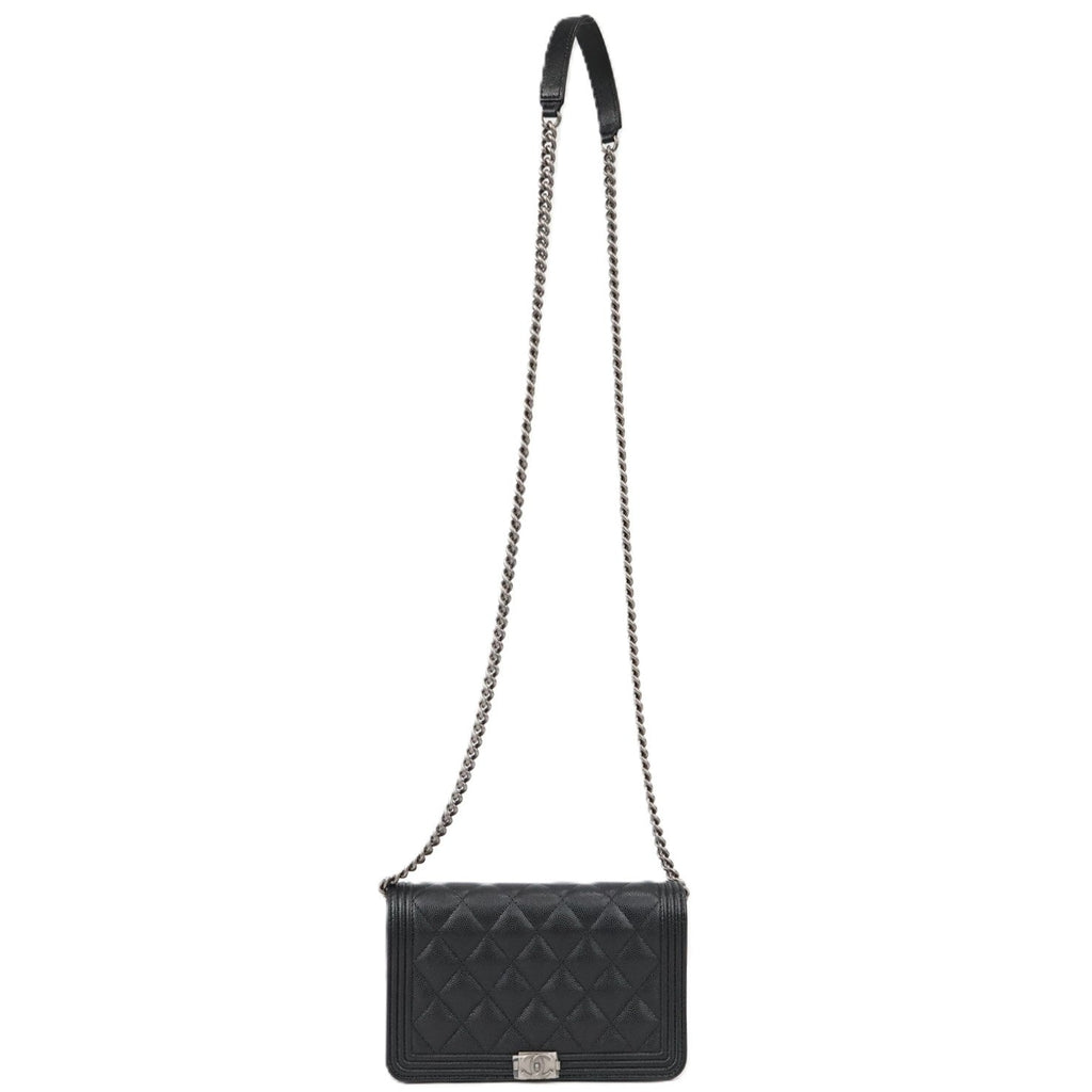 CHANEL AP1117 BOY CHANEL WALLET ON CHAIN