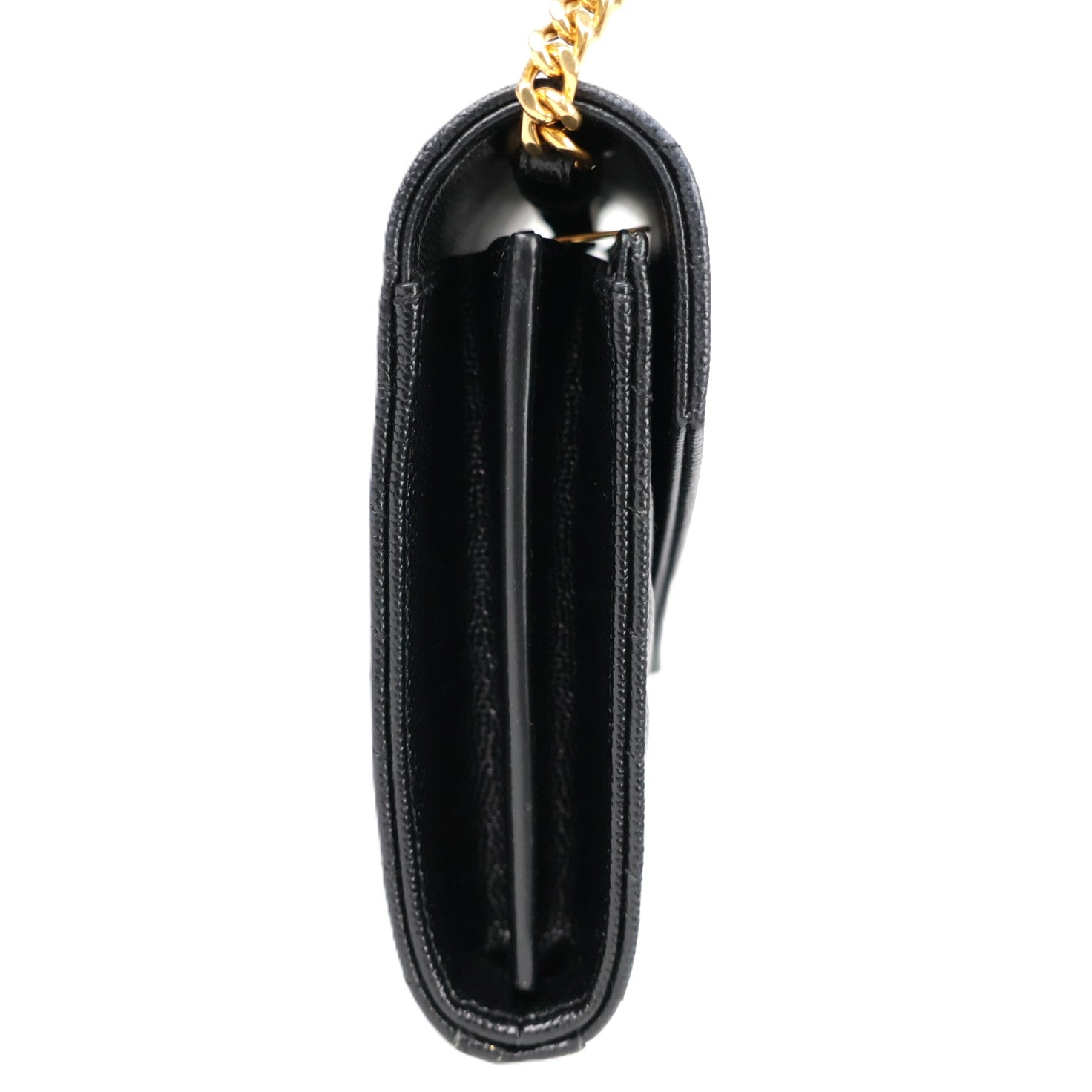 SAINT LAURENT 377828 BOW01 CASSANDRE WALLET ON CHAIN