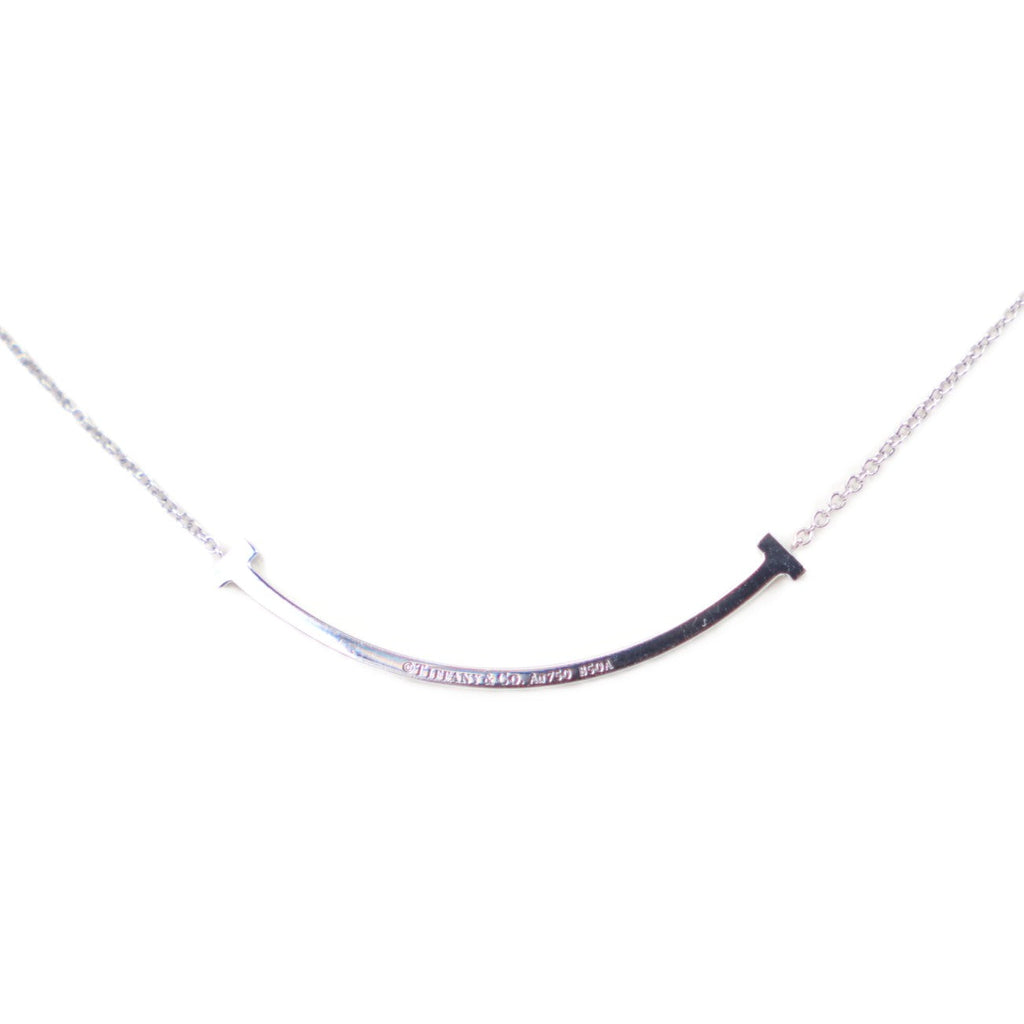 TIFFANY & Co. 74957064 T Smile Small Necklace