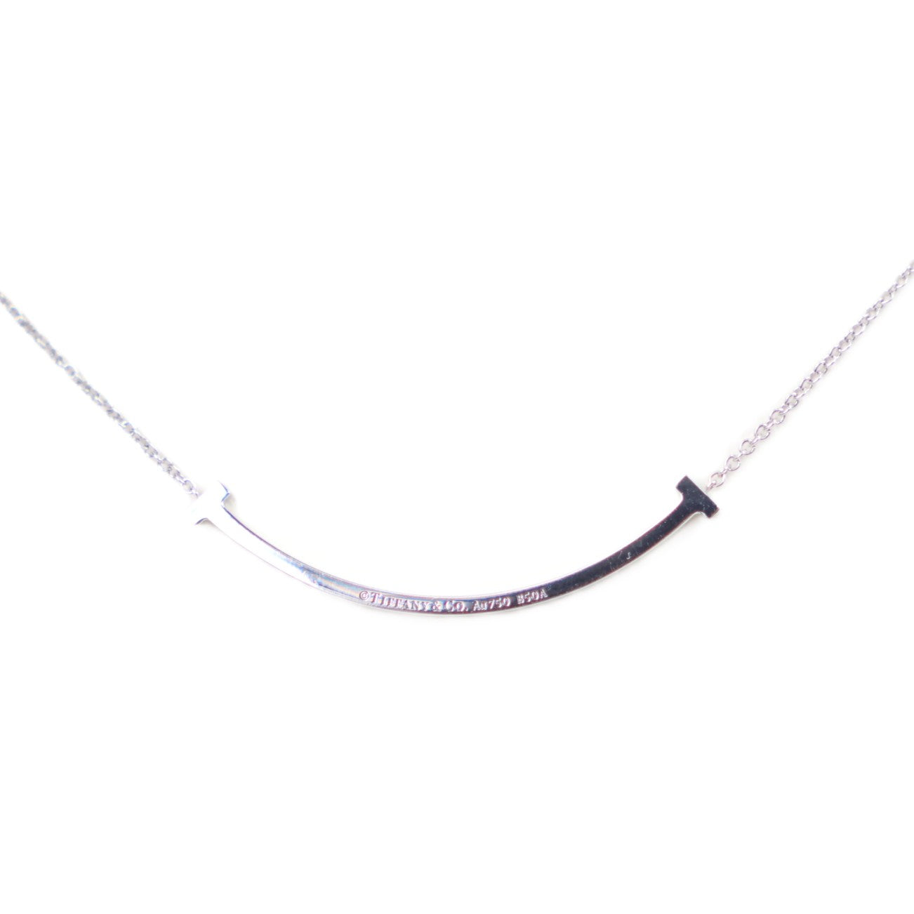 TIFFANY & Co. 74957064 T Smile Small Necklace