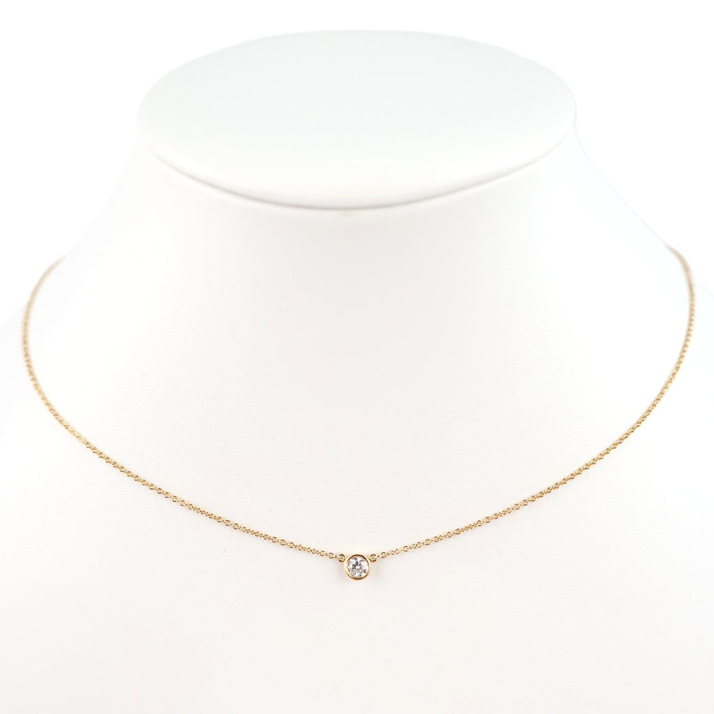 TIFFANY & Co. Diamonds by the Yard 0.18ct-H-VS2-3EX Necklace