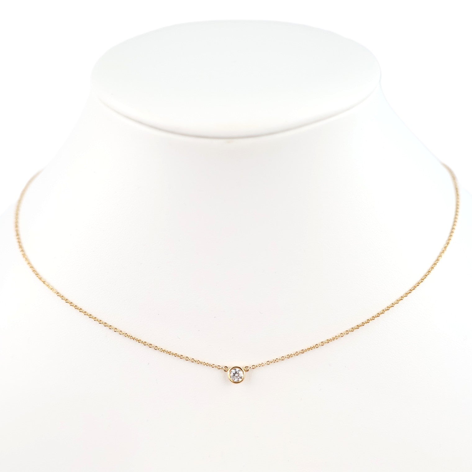 TIFFANY & Co. Diamonds by the Yard 0.18ct-H-VS2-3EX Necklace