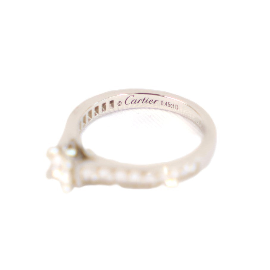 Cartier N4161349 1895 Solitaire 0.45ct-G-VVS1-3EX #49 Ring