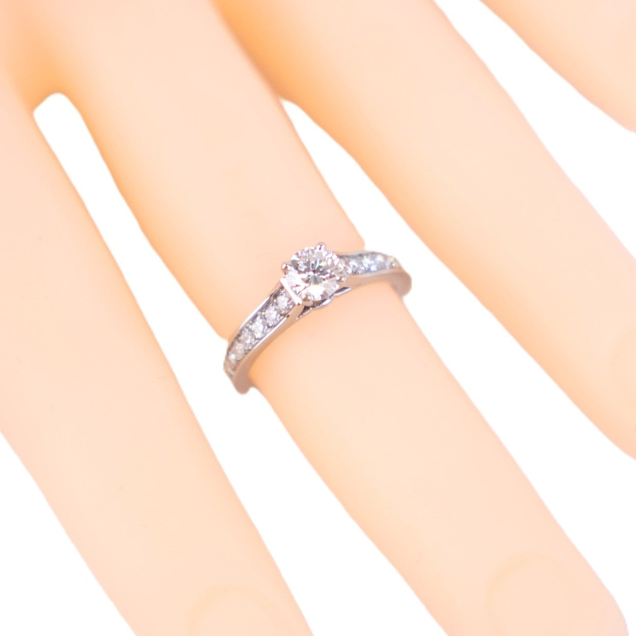 Cartier N4161349 1895 Solitaire 0.45ct-G-VVS1-3EX #49 Ring
