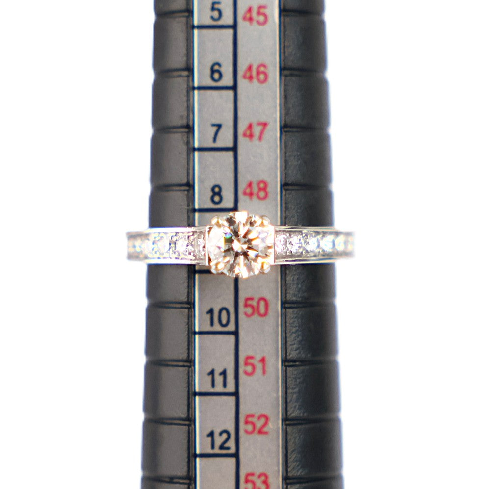 Cartier N4161349 1895 Solitaire 0.45ct-G-VVS1-3EX #49 Ring