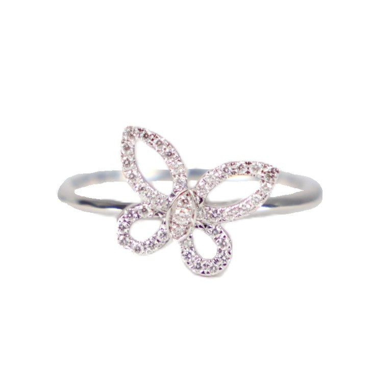 GRAFF Mini Butterfly Silhouette #51.5 RGR908 Ring