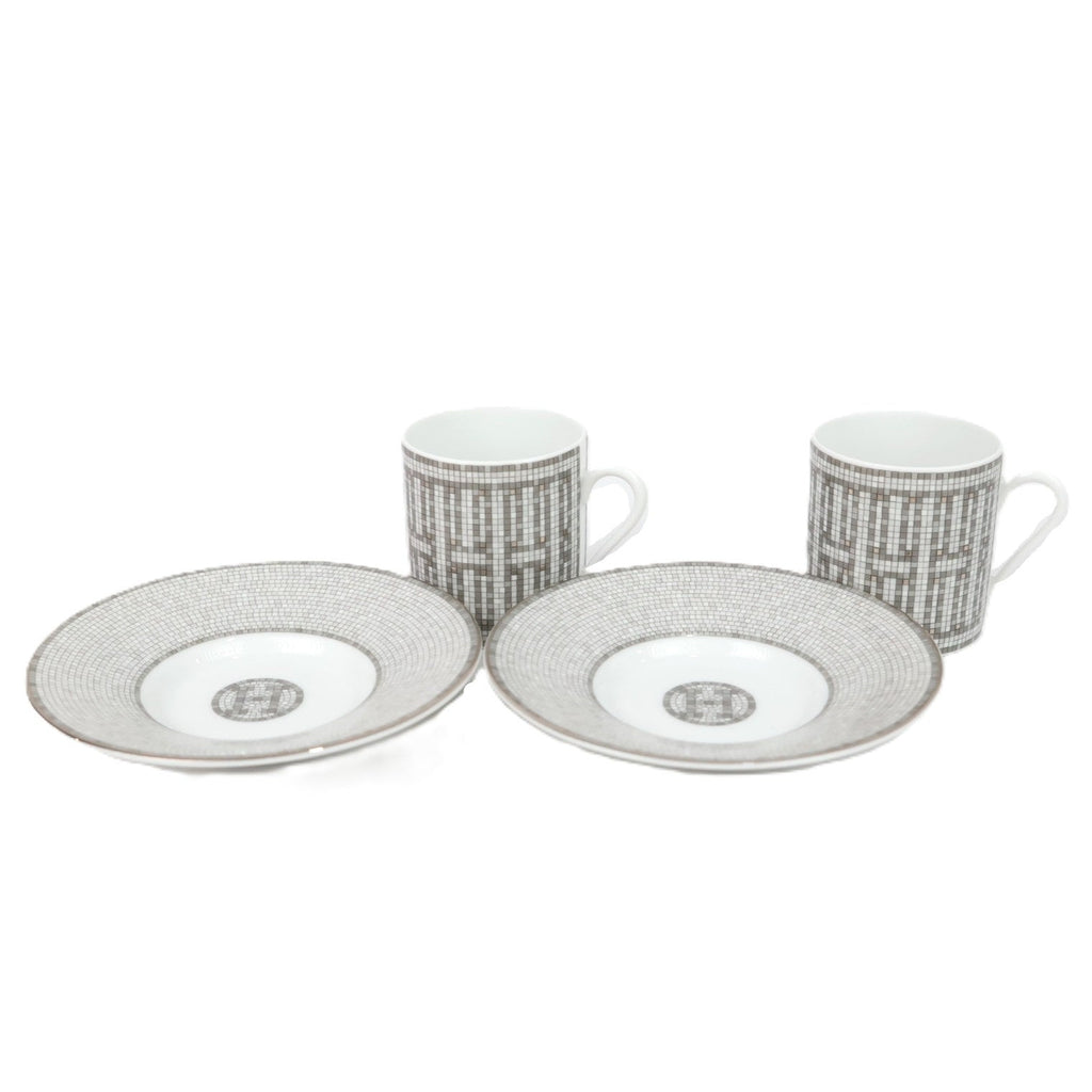 HERMES 035017P MOSAIQUE AU 24 CUP & SAUCER