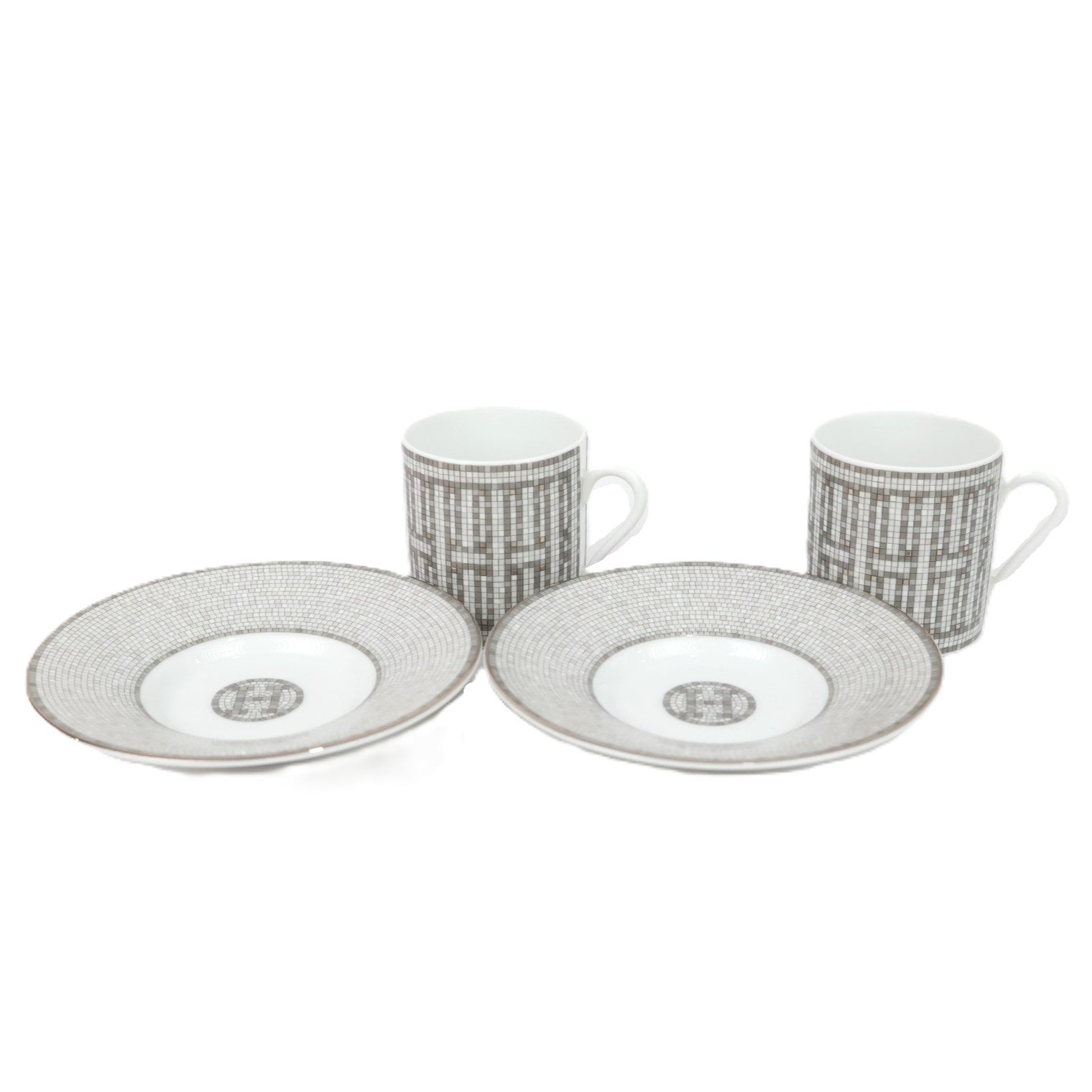 HERMES 035017P MOSAIQUE AU 24 CUP & SAUCER