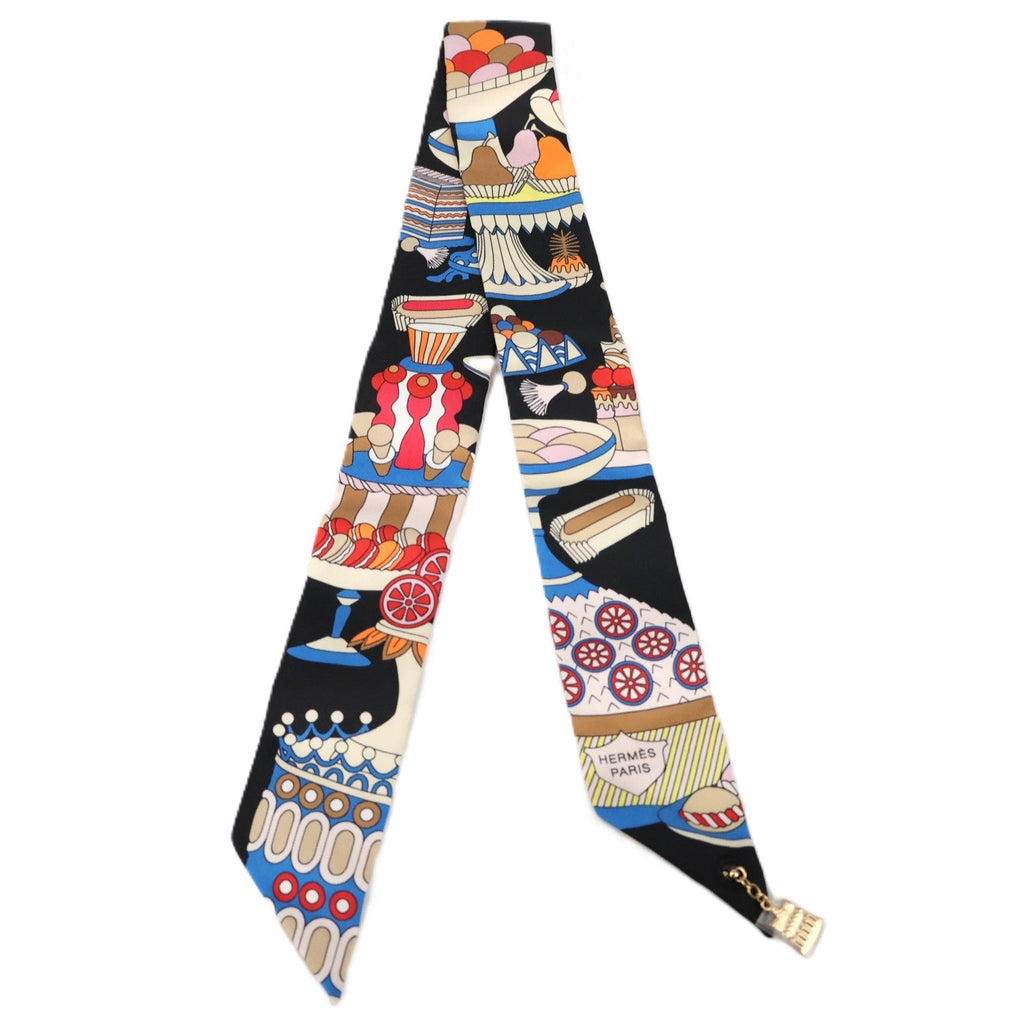 HERMES 853336S TWILLY CHARMS SCARF