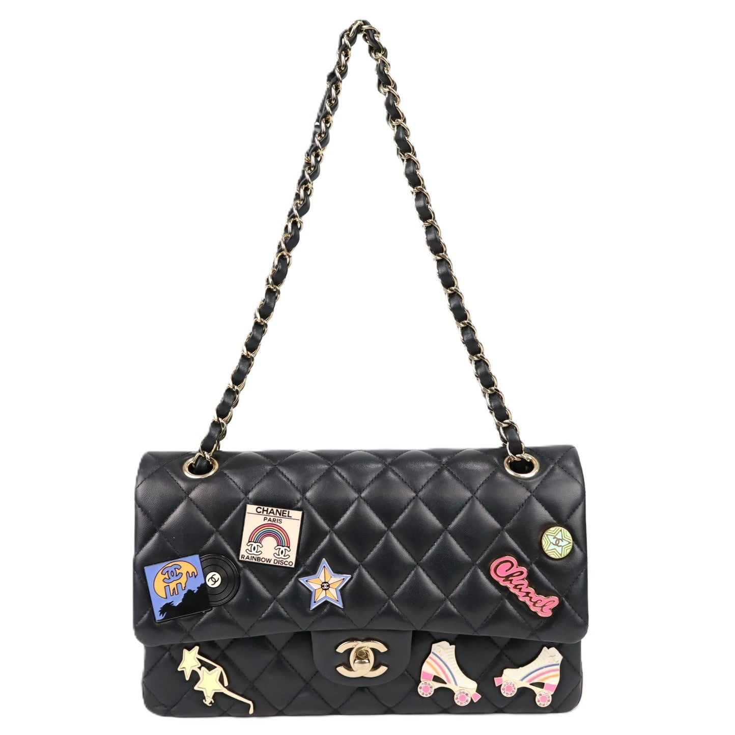 CHANEL 1112 CLASSIC FLAP MEDIUM SHOULDER BAG