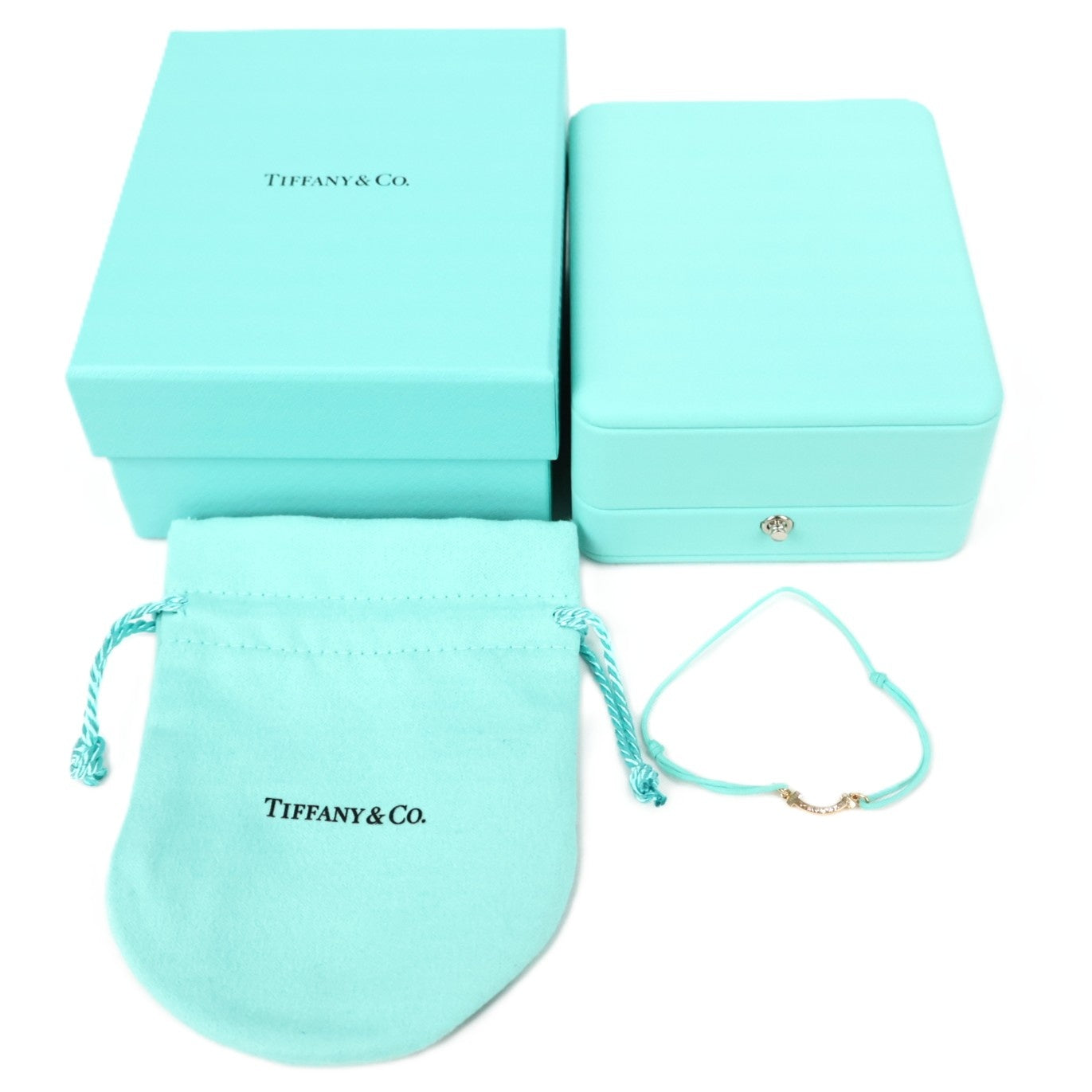 TIFFANY & Co. 71394085 T Smile #Extra Small to Medium Bracelet