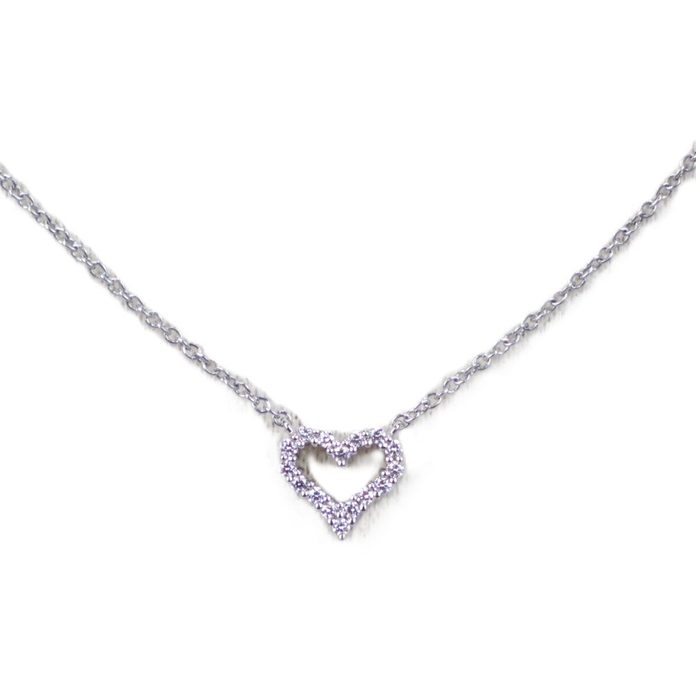 TIFFANY & Co. Diamond Heart Extra Mini Necklace