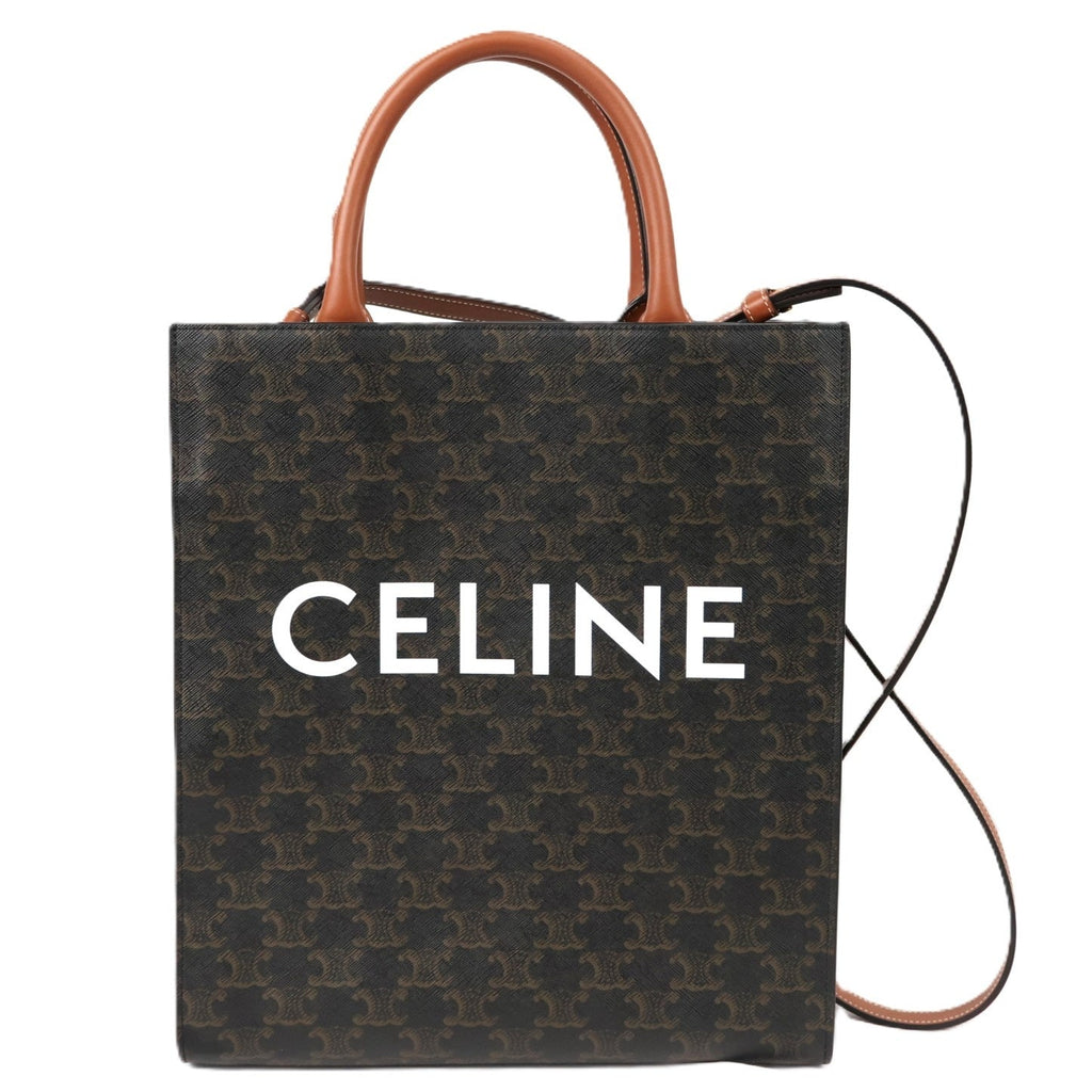 CELINE 191542BZK VERTICAL CABAS SMALL TOTE BAG