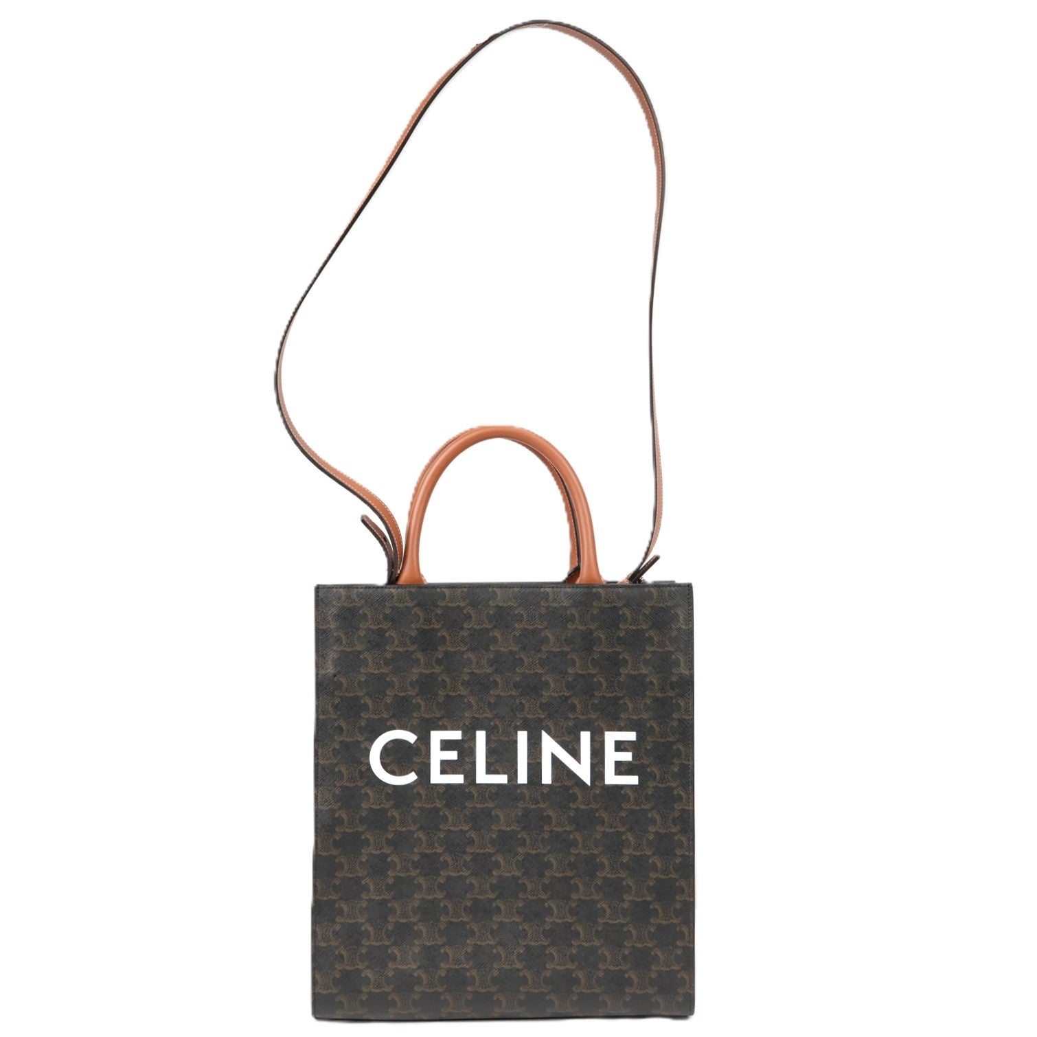 CELINE 191542BZK VERTICAL CABAS SMALL TOTE BAG