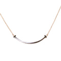 TIFFANY & Co. 60011678 T Smile Small Necklace