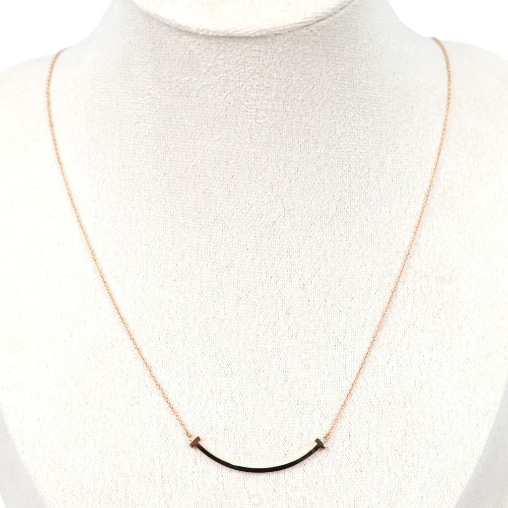 TIFFANY & Co. 60011678 T Smile Small Necklace