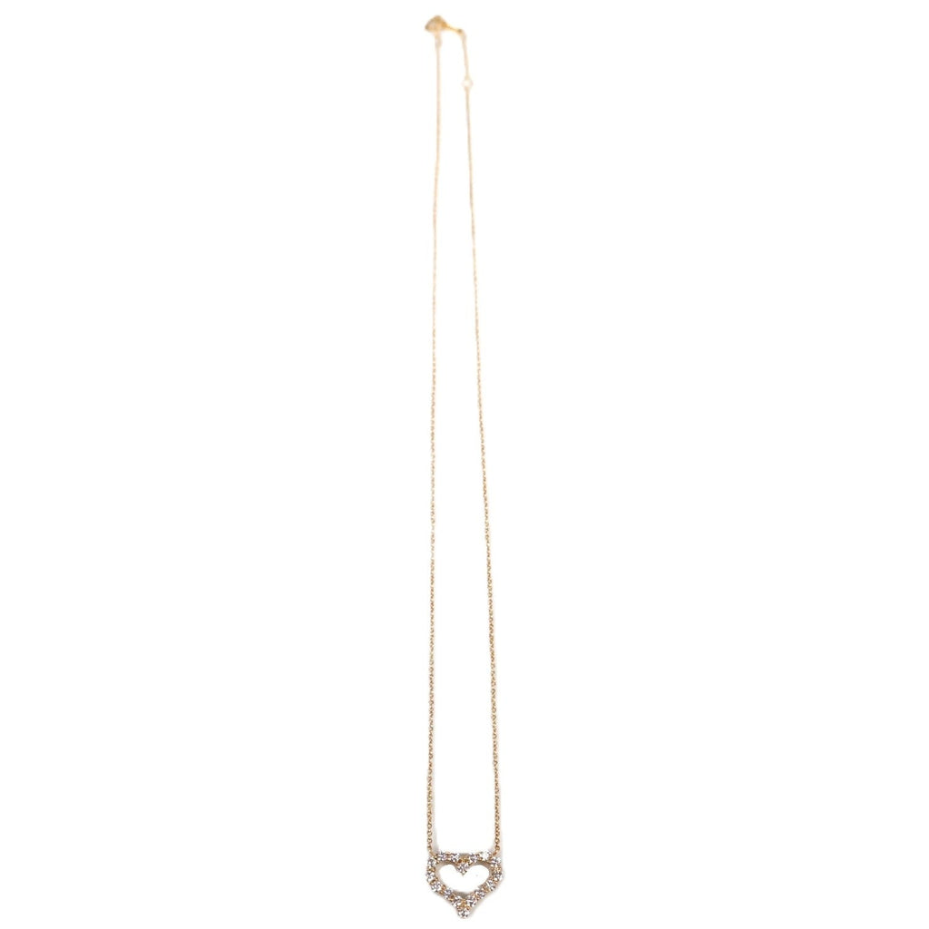 TIFFANY & Co. Diamond Heart Small Necklace