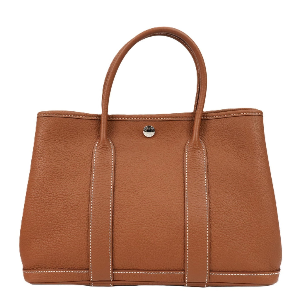 HERMES 051568CK GARDEN PARTY 30 TOTE BAG