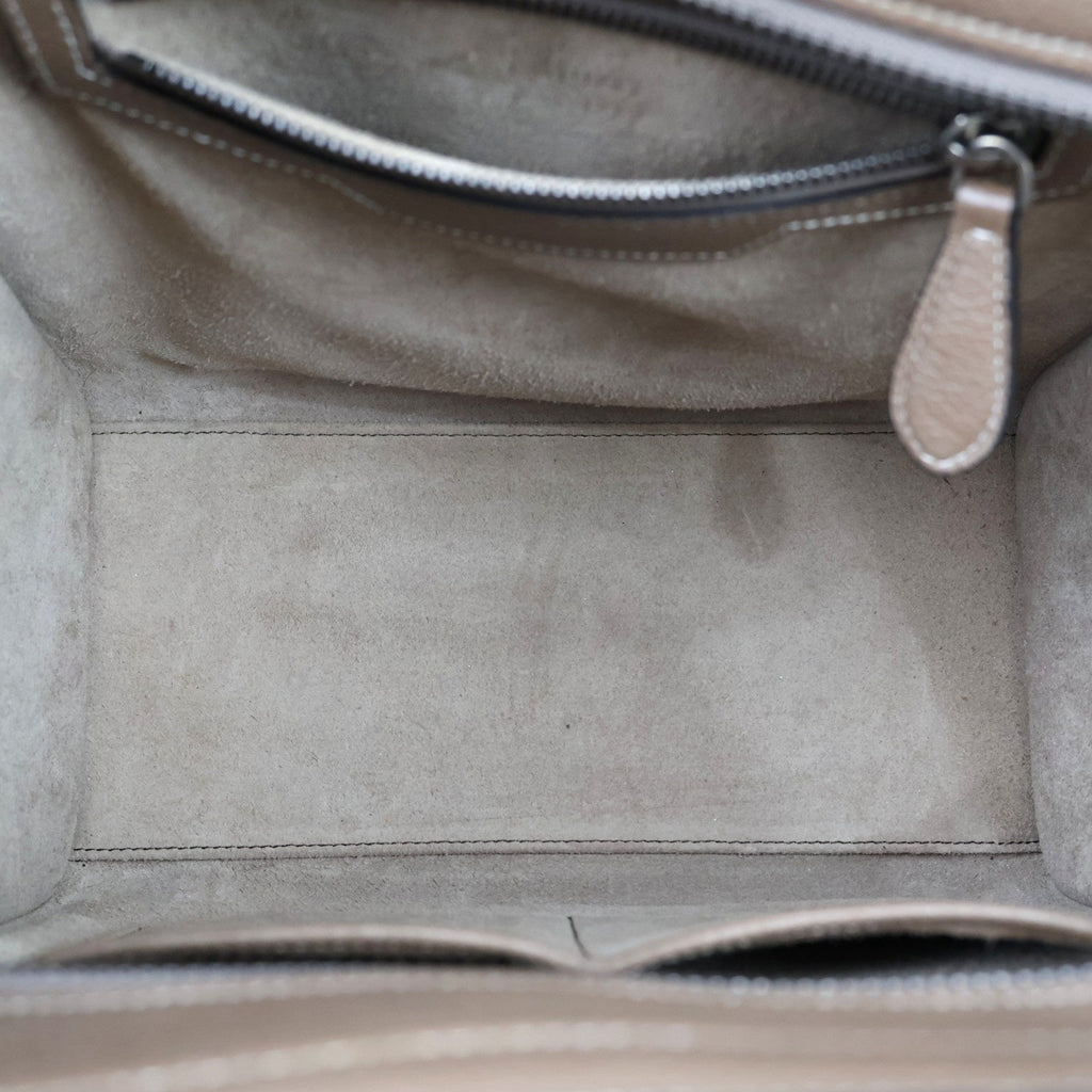 CELINE 189793DRU LUGGAGE MICRO HANDBAG