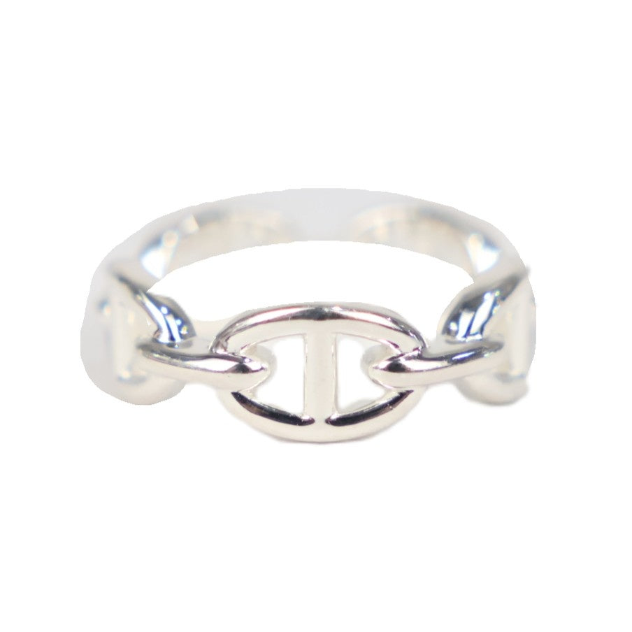 HERMES H109507B Chaine d'Ancre Enchainee Small Model #58 Ring