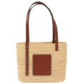 LOEWE A223099X02 SQUARE BASKET BAG SMALL TOTE BAG
