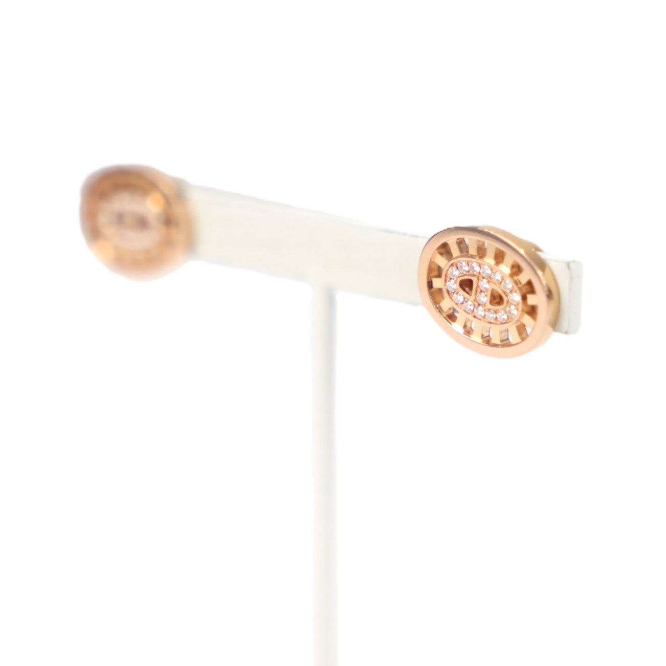HERMES H222521B Chaine d'Ancre Divine Small Model Earrings