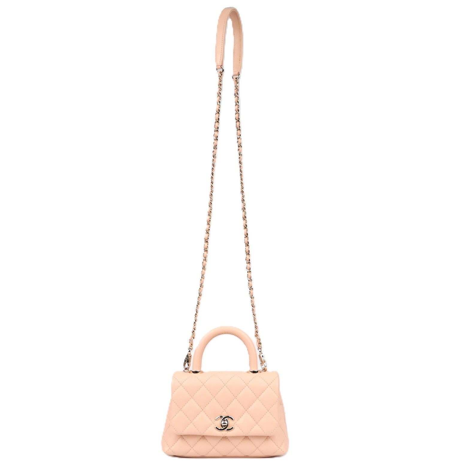 CHANEL AS2215 COCO HANDLE MINI HANDBAG