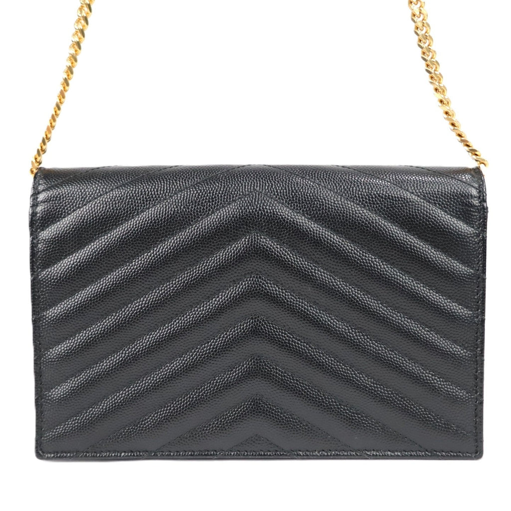 SAINT LAURENT 742920 BOW01 ENVELOPE WALLET ON CHAIN