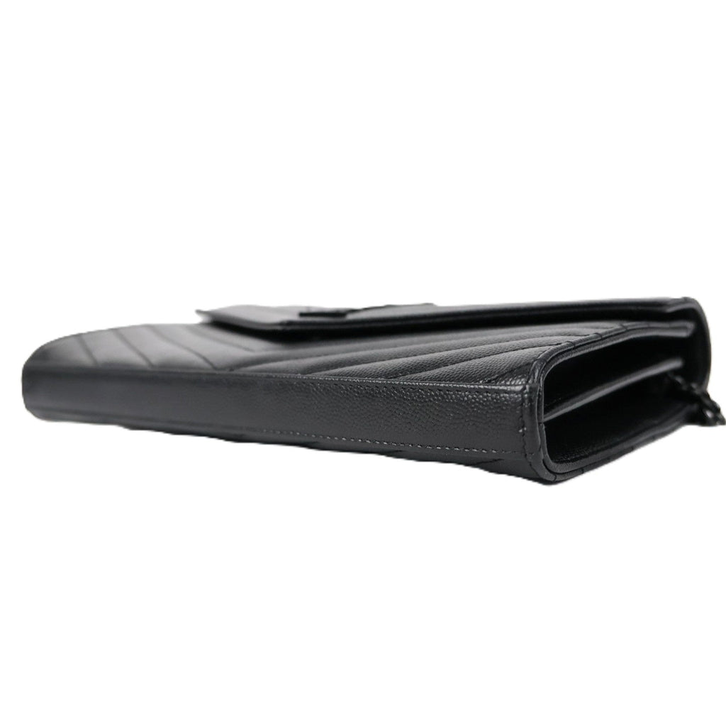 SAINT LAURENT 377828 BOW08 CASSANDRE WALLET ON CHAIN