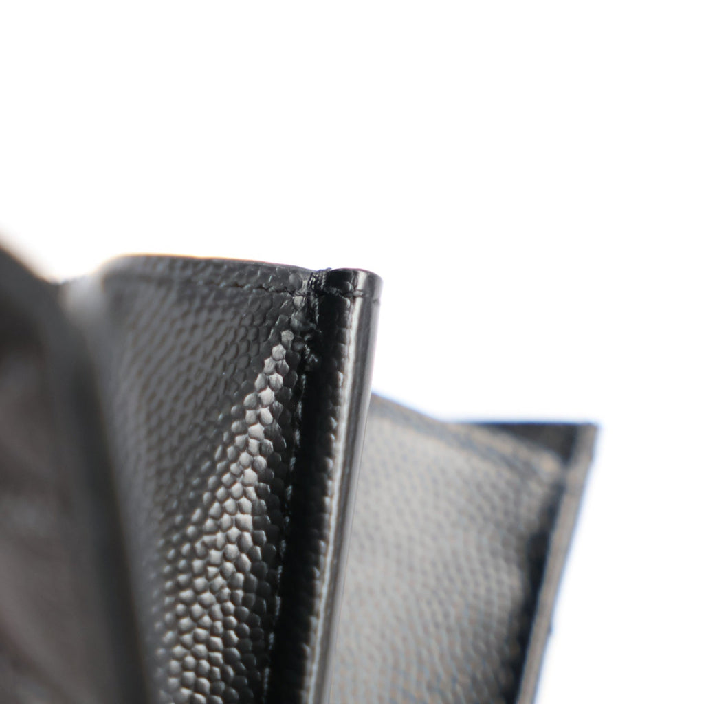 SAINT LAURENT 377828 BOW08 CASSANDRE WALLET ON CHAIN