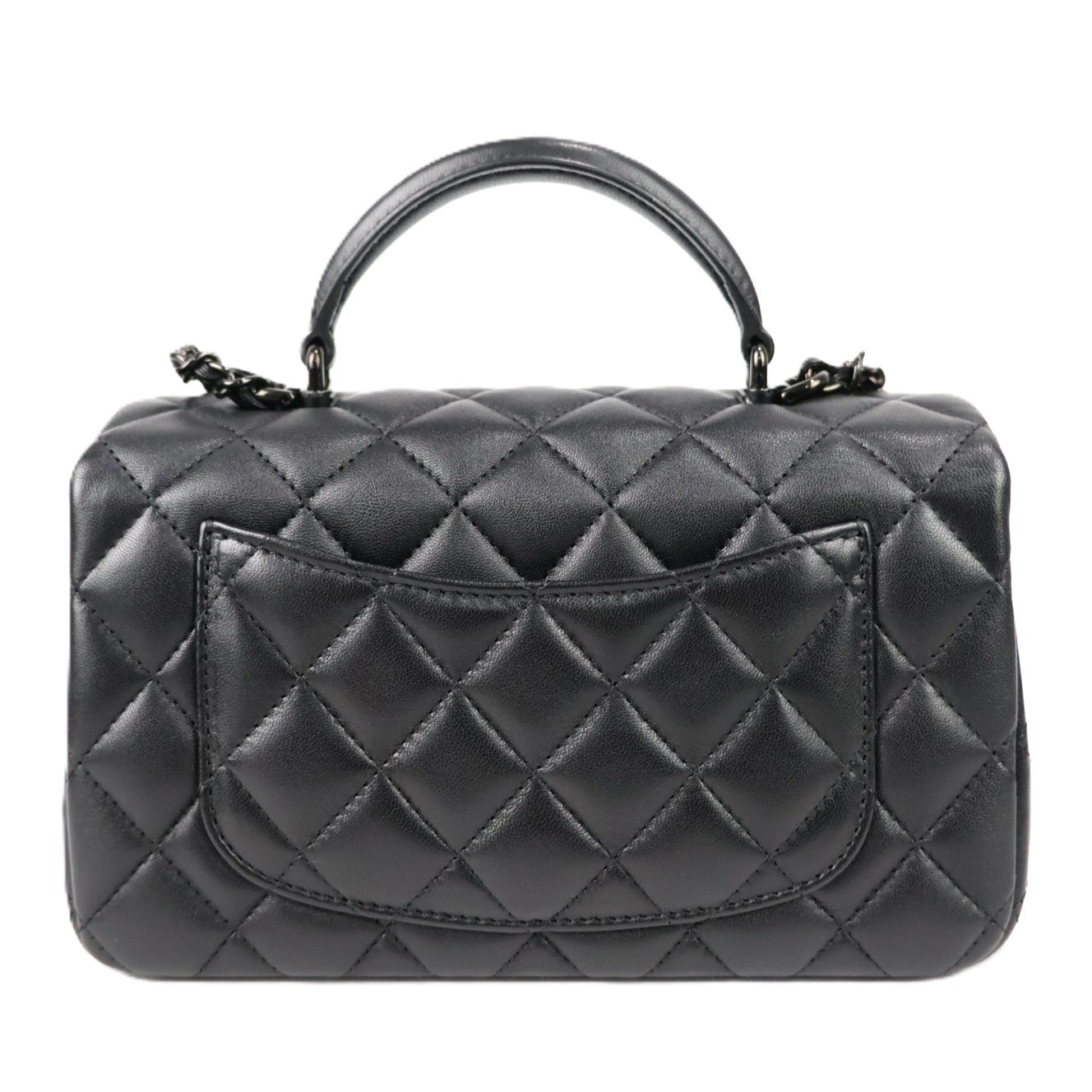 CHANEL AS2431 TOP HANDLE FLAP HANDBAG