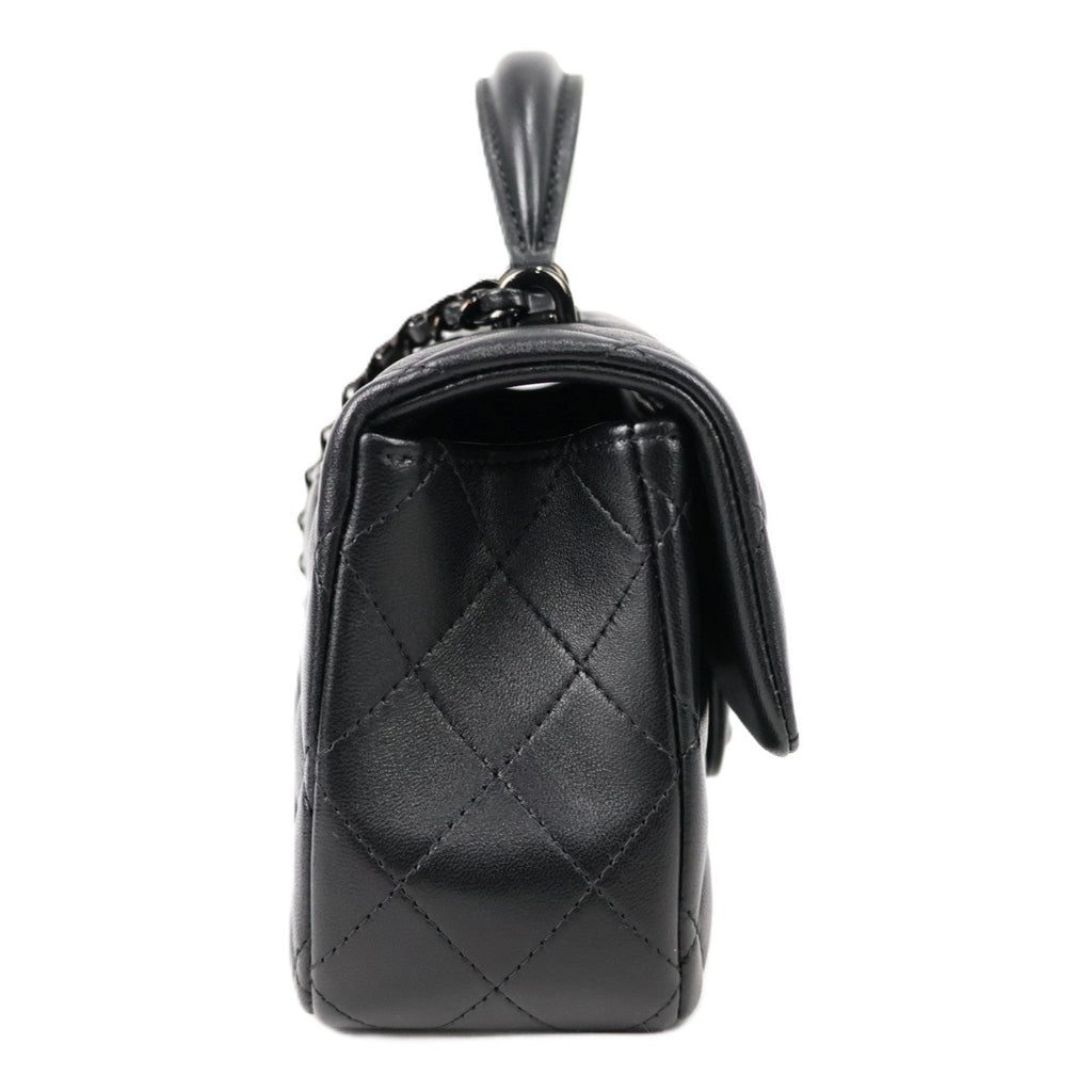 CHANEL AS2431 TOP HANDLE FLAP HANDBAG