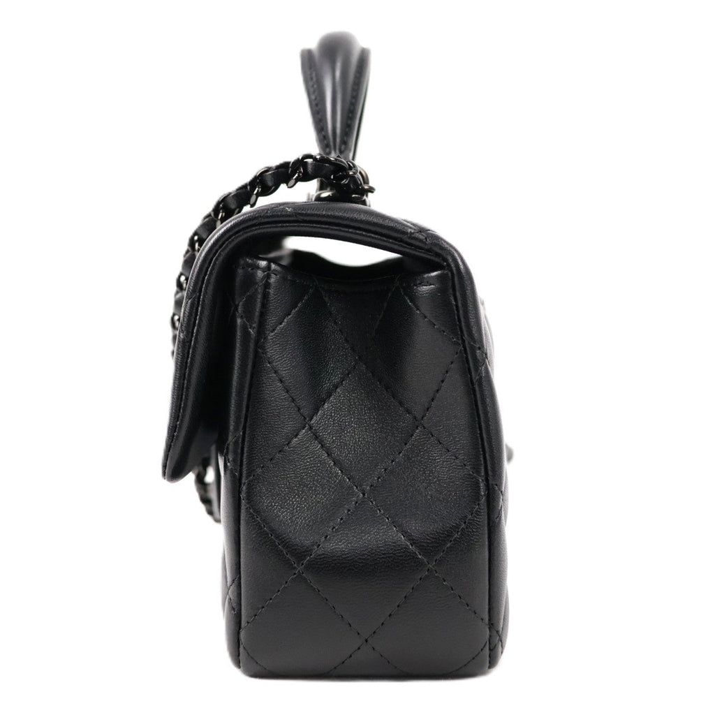 CHANEL AS2431 TOP HANDLE FLAP HANDBAG