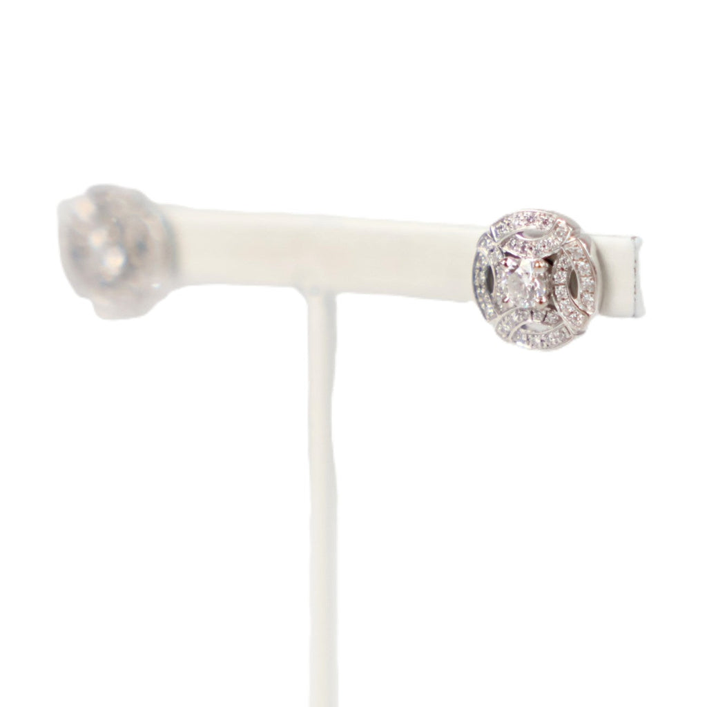 Cartier N8515035 Galanterie 0.18ct-D-VVS1/VVS2-3EX Earrings
