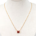 HERMES 147992F POP H MINI NECKLACE