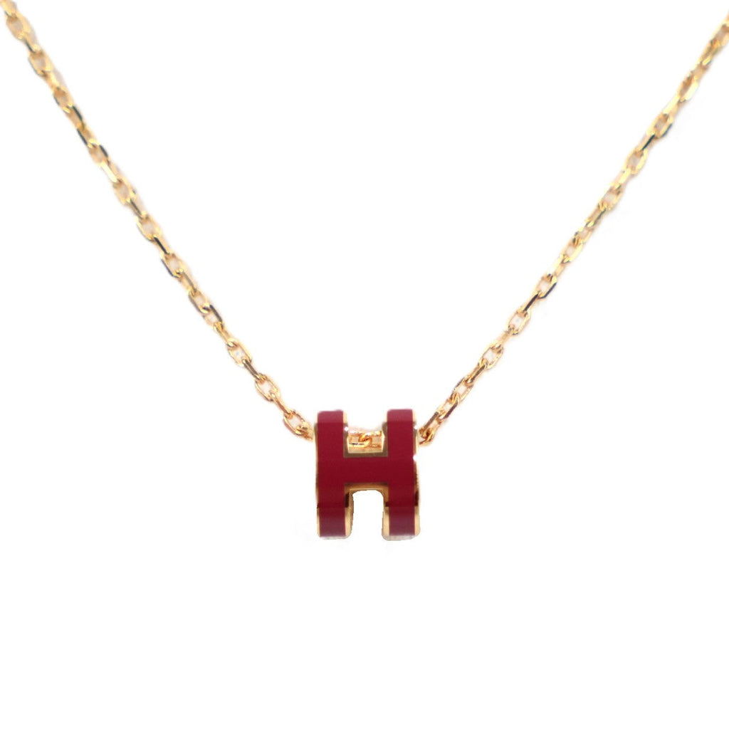 HERMES 147992F POP H MINI NECKLACE