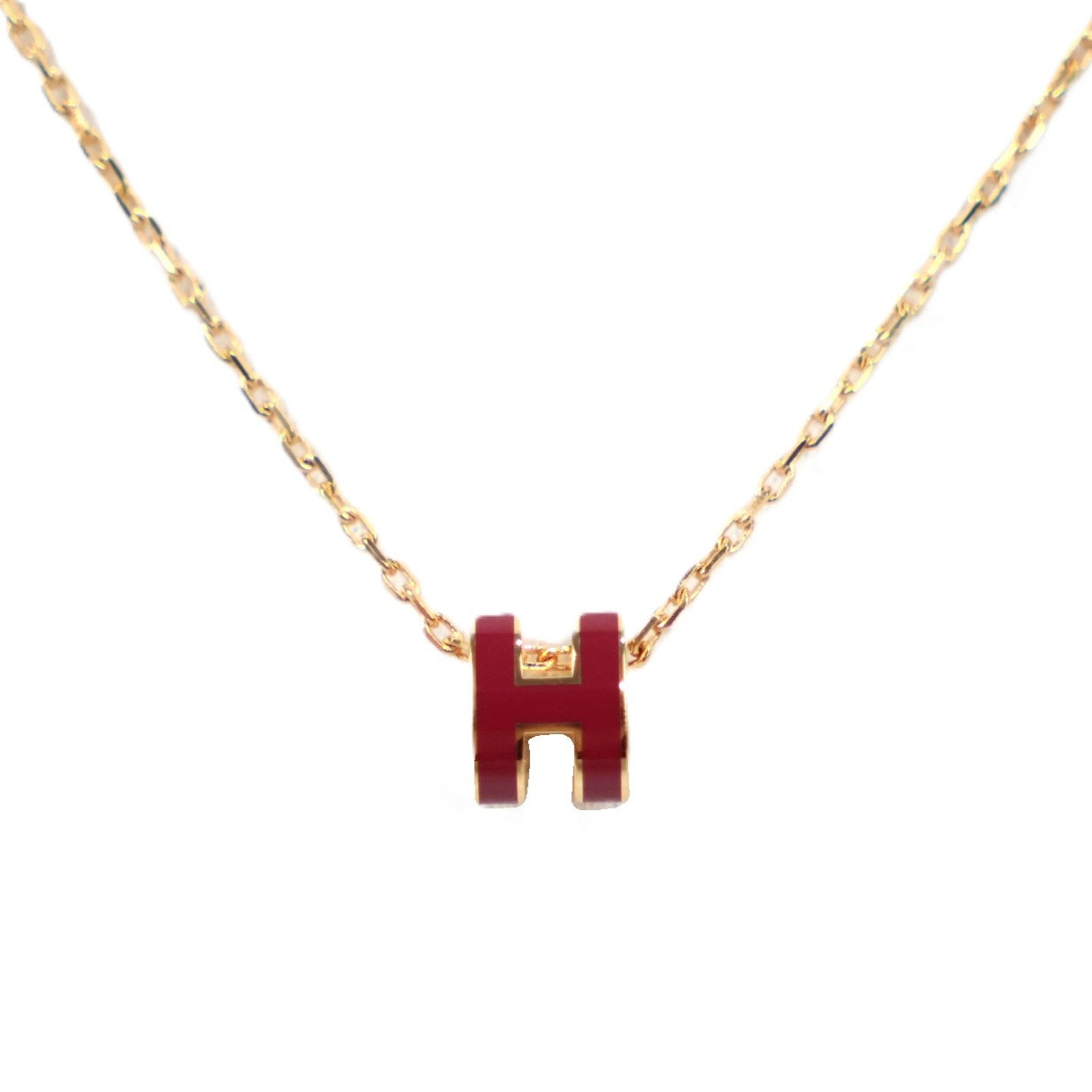 HERMES 147992F POP H MINI NECKLACE