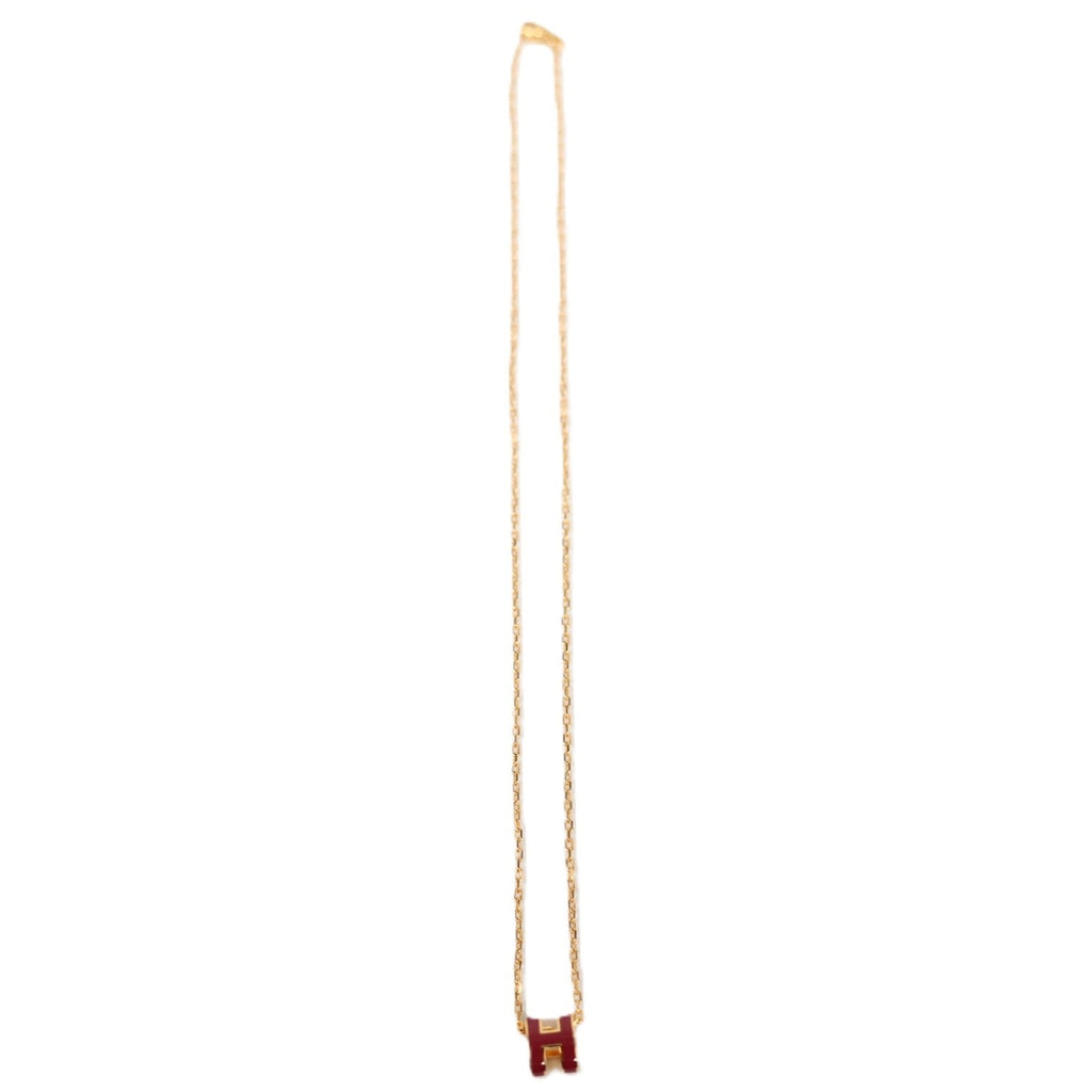 HERMES 147992F POP H MINI NECKLACE