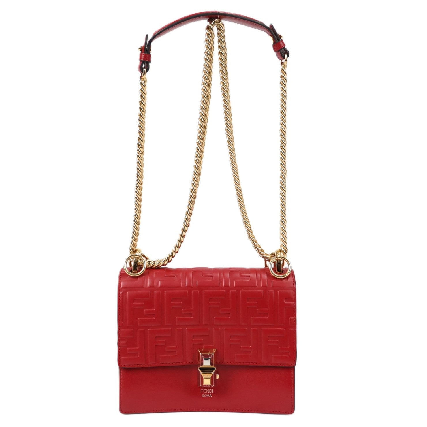 FENDI 8M0381 A417 KAN I MINI SHOULDER BAG