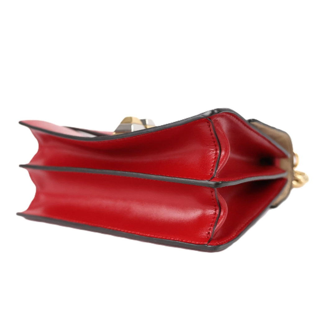FENDI 8M0381 A417 KAN I MINI SHOULDER BAG