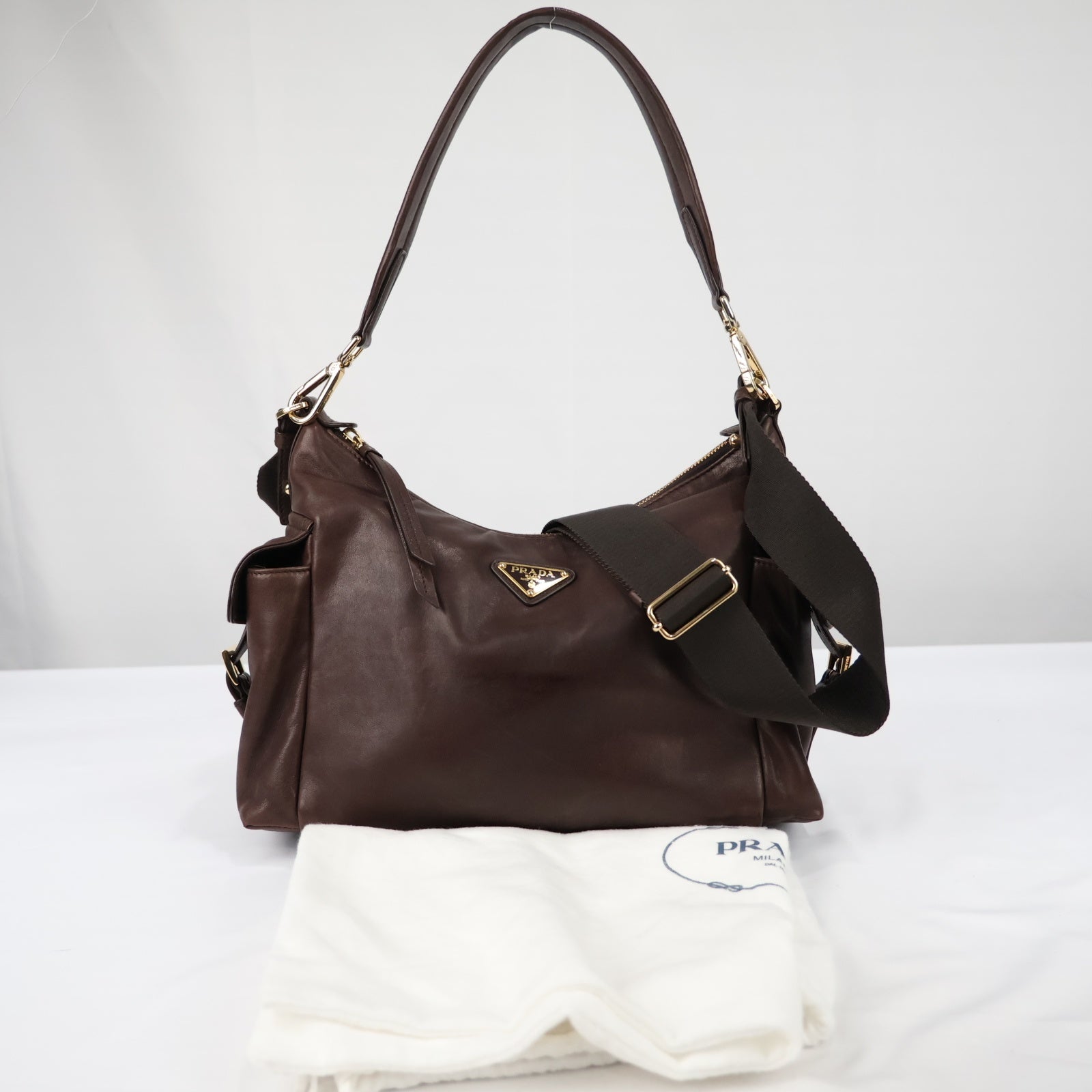 PRADA 1BC264 EXPLORE LARGE SHOULDER BAG
