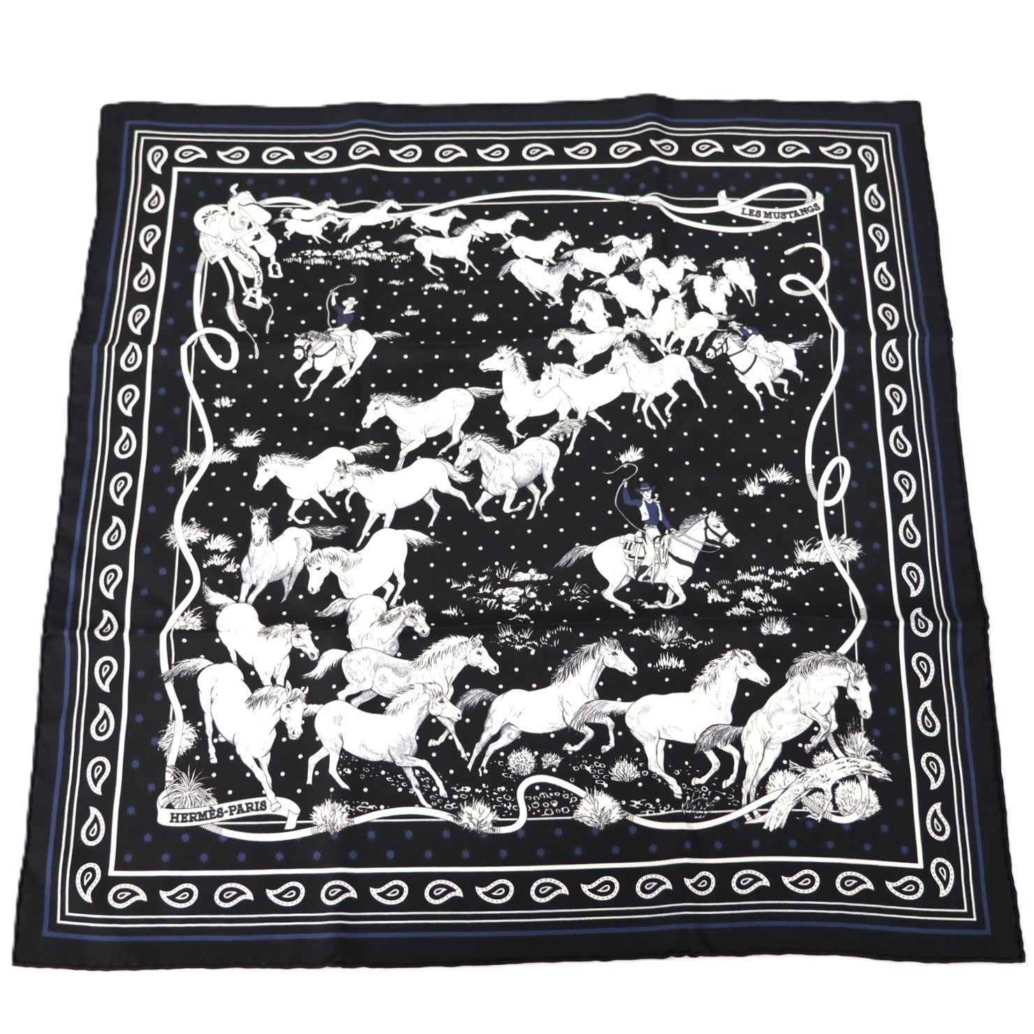 HERMES 043941S BANDANA55 SCARF
