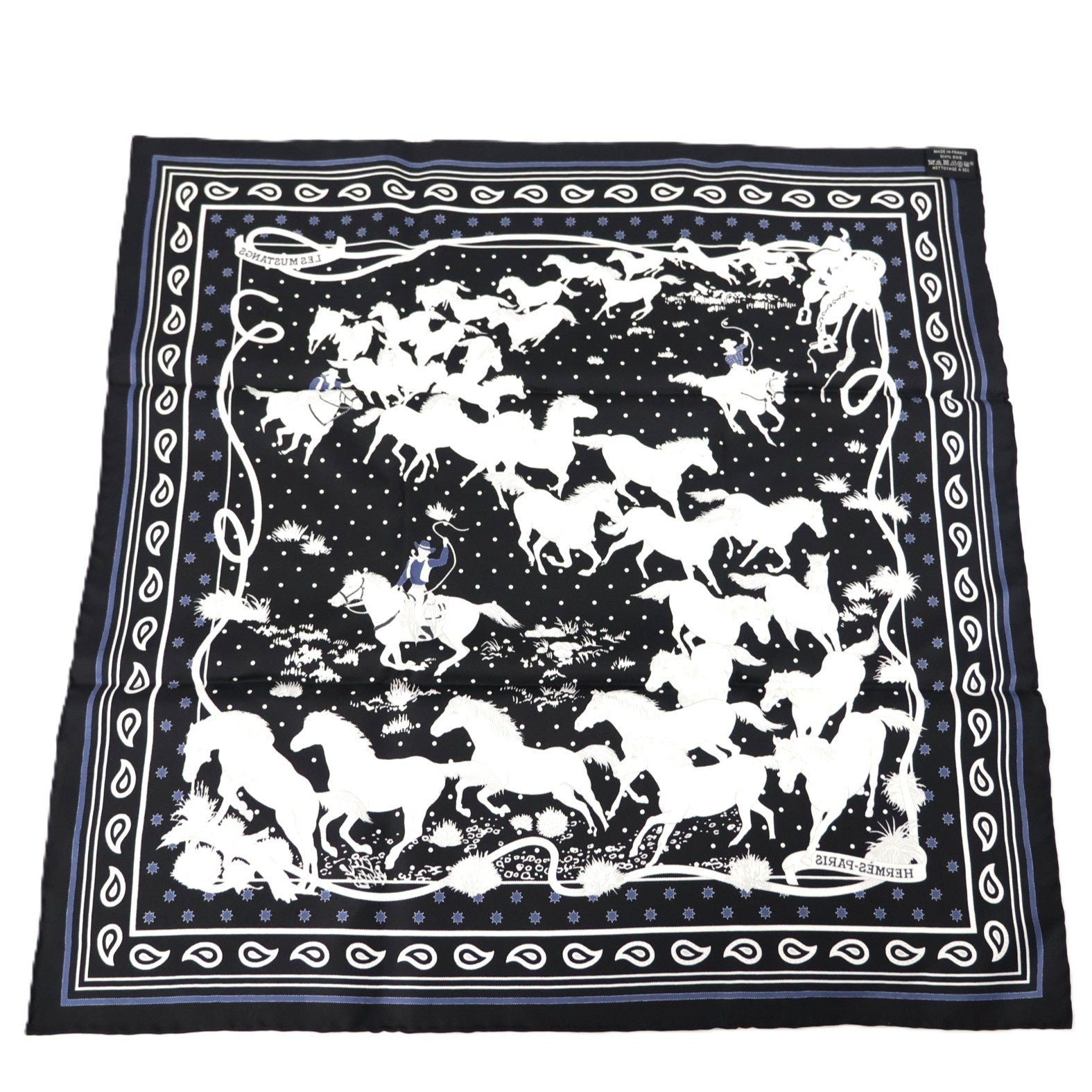 HERMES 043941S BANDANA55 SCARF